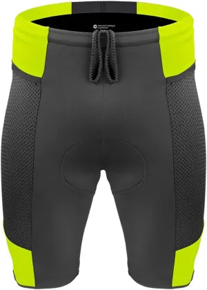 | Men's Gel Touring Padded Bike Shorts | Innovative Mesh Pockets | Made in USA