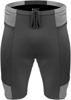 | Men's Gel Touring Padded Bike Shorts | Innovative Mesh Pockets | Made in USA