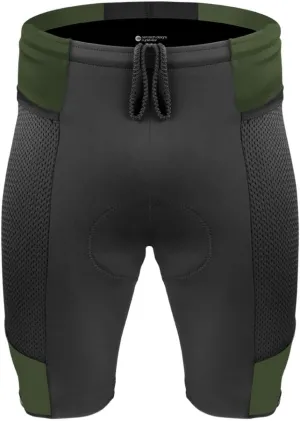 | Men's Gel Touring Padded Bike Shorts | Innovative Mesh Pockets | Made in USA