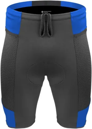 | Men's Gel Touring Padded Bike Shorts | Innovative Mesh Pockets | Made in USA