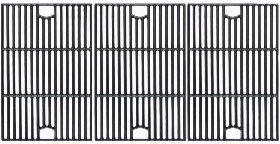 17 inch Cooking Grates for Nexgrill 6-Burner Deluxe 720-0896B Gas Grill, Cast Iron Grill Grids for Home depot 720-0898 720-0896E 720-0896X 720-0896 720-0896BK 720-0896C 720-0898A Replacement Part