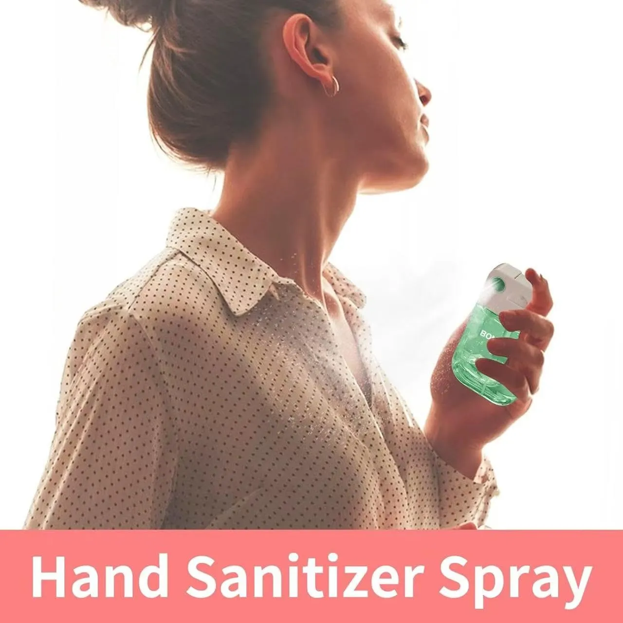 4 Pcs Hydrating Hand Sanitizer Spray, 4 Scents, 5.2 FL. OZ. Portable Sanitizer Spray for Travel Size, 500-Sprays Each Multi-Flavor (4Pcs.)