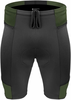 | Men's Gel Touring Padded Bike Shorts | Innovative Mesh Pockets | Made in USA