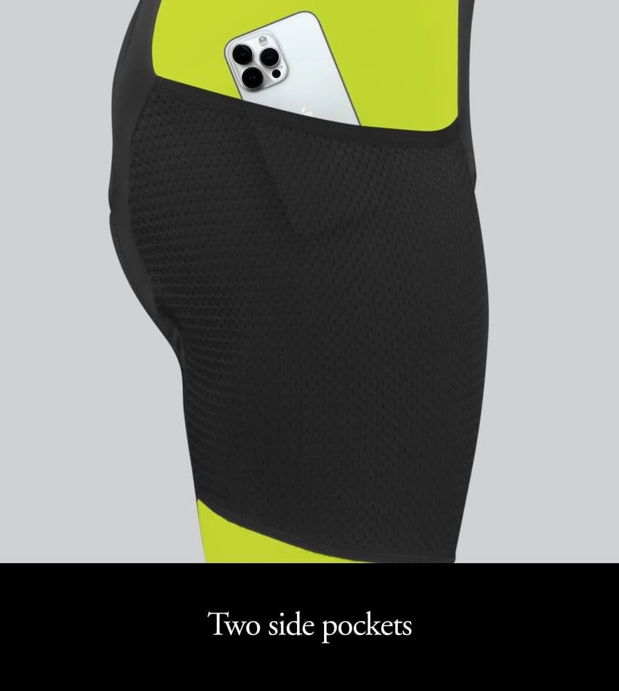 | Men's Gel Touring Padded Bike Shorts | Innovative Mesh Pockets | Made in USA