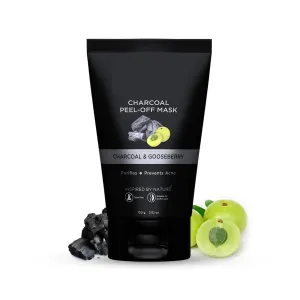 Activated Charcoal Peel Off Face Mask for Men | Deep Cleansing | Blackhead/Whitehead & Dead Skin Removal | Paraben & Sulphate Free - 100gm (Buy 2 Quantity Get 1 Quantity Free)