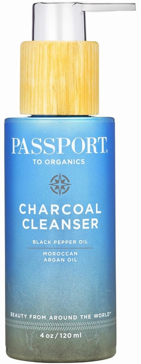 Activated Charcoal Cleanser with Morrocan Argan Oil & Black Pepper, Gentle Face Wash