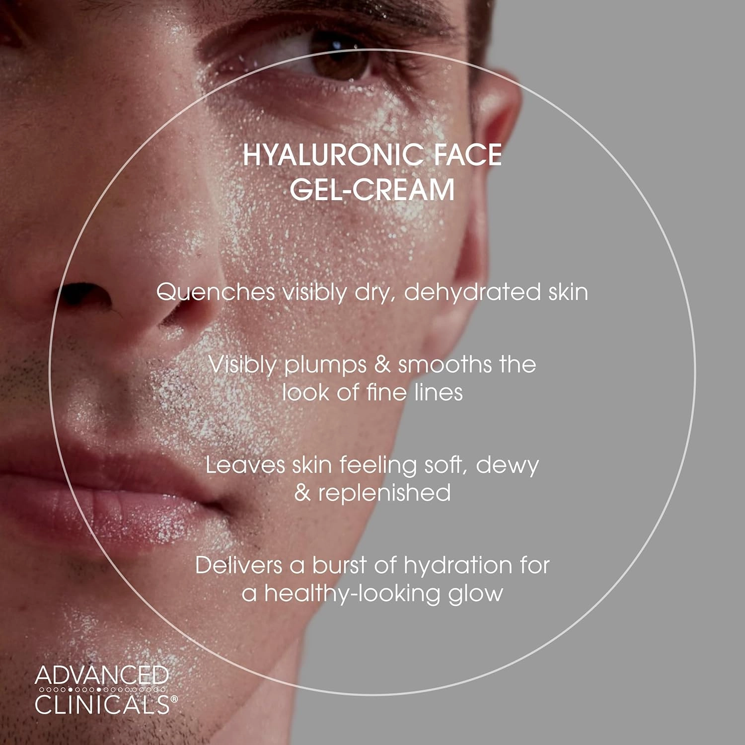 Advanced Clinicals Hyaluronic Acid Face Moisturizer Gel Cream   Hyaluronic Acid Body Cream 2pc Hydrating Skincare Set For Women & Men To Reduce Appearance Of Dry Skin, Wrinkles, & Fine Lines, 2pc Set