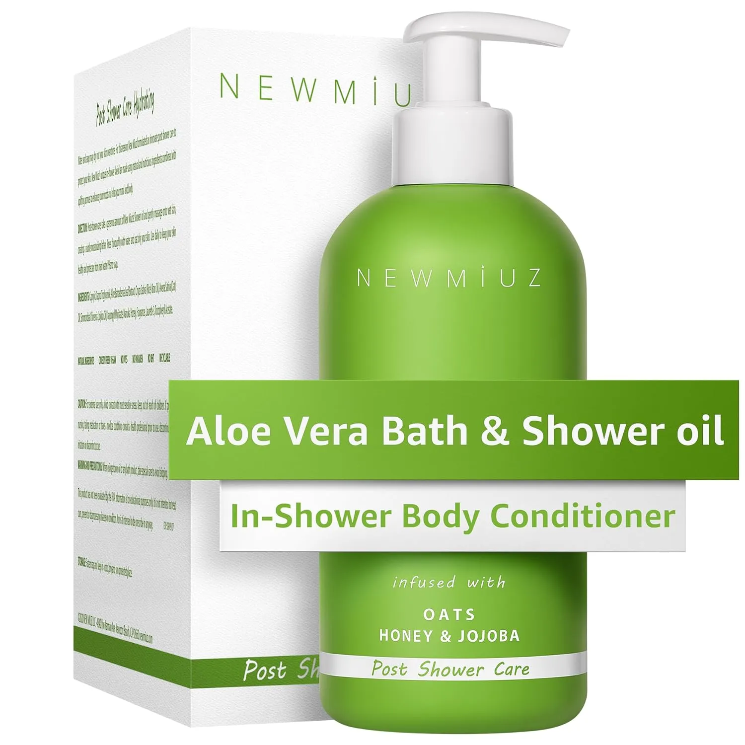 Aloe Vera Wet Skin Moisturizer In Shower Oil Body Conditioner Natural Post Shower Care for Body Legs Soft Skin 2 in 1 Soothing Bath Oil Self Care Spa Gift