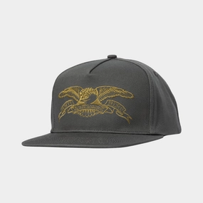 ANTI-HERO BASIC EAGLE HAT - DARK CHARCOAL/TAN