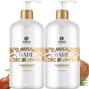 Bare After Shave Lotion for Women - Deep Hydration Wet Skin Moisturizer in Shower Lotion for Silky Smooth Skin with Shea Butter Jojoba Oil & Aloe Vera - In Shower Body Lotion Aftershave for Women