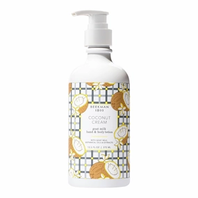 Beekman 1802 Coconut Cream Goat Milk Body Lotion - Scented - 12.5 oz - Hydrating & Moisturizing with Shea Butter - for Sensitive Skin - Cruelty Free - Packaging May Vary - Pump Included, Ready for Use