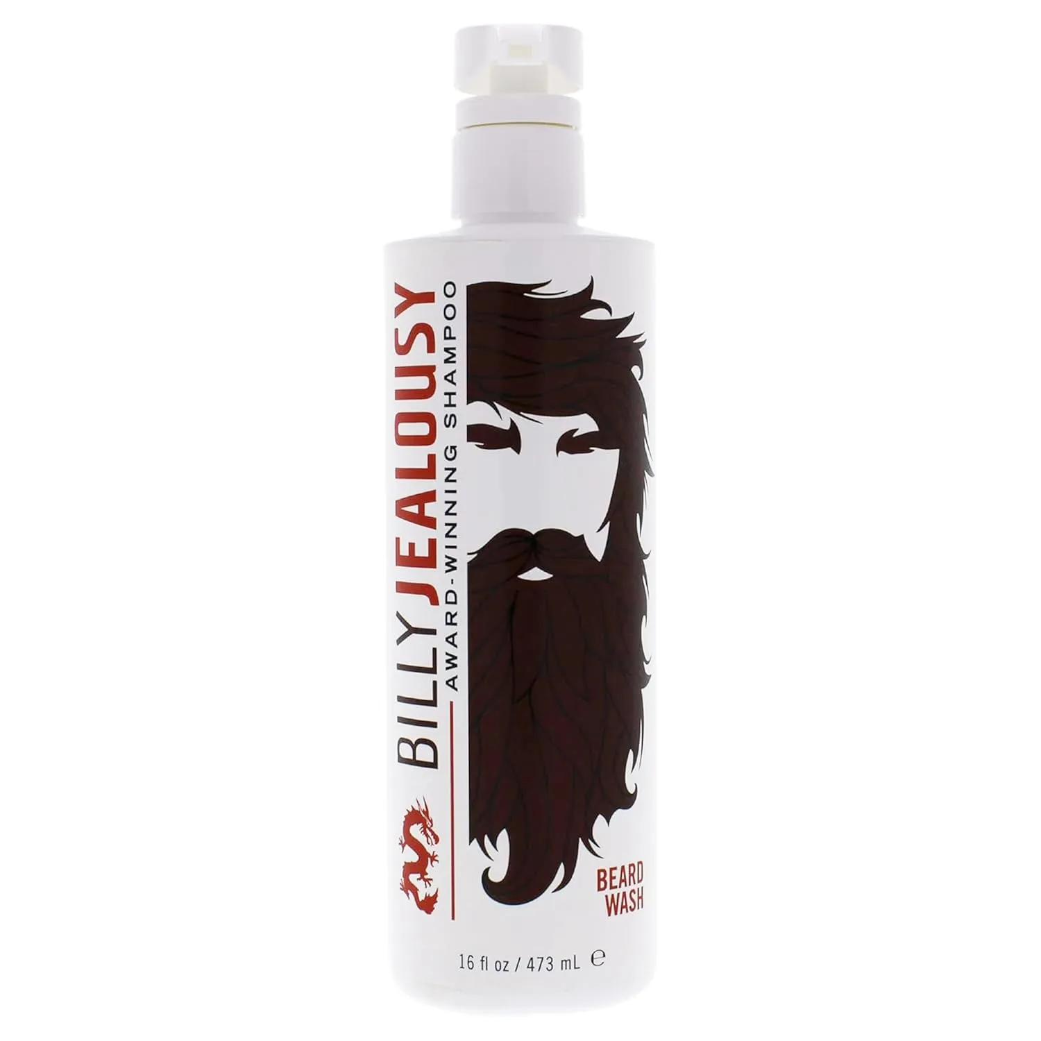 Billy Jealousy Beard Wash for Smooth, Manageable & Frizz-free Facial Hair, Beard Care Enriched with Hydrating Aloe & Strengthening & Conditioning Green Tea Extract