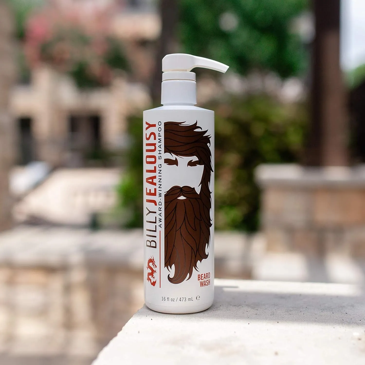 Billy Jealousy Beard Wash for Smooth, Manageable & Frizz-free Facial Hair, Beard Care Enriched with Hydrating Aloe & Strengthening & Conditioning Green Tea Extract