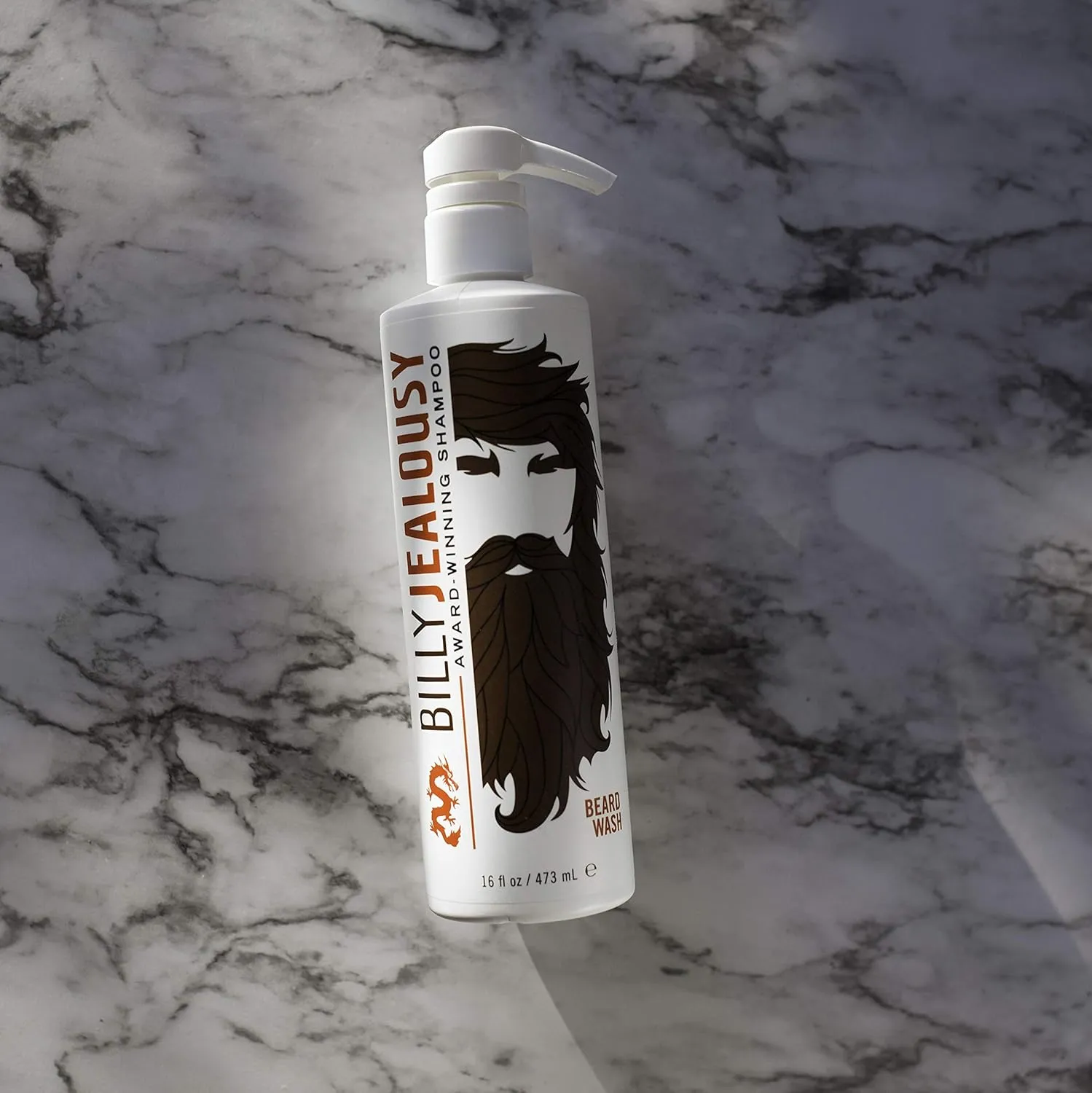 Billy Jealousy Beard Wash for Smooth, Manageable & Frizz-free Facial Hair, Beard Care Enriched with Hydrating Aloe & Strengthening & Conditioning Green Tea Extract