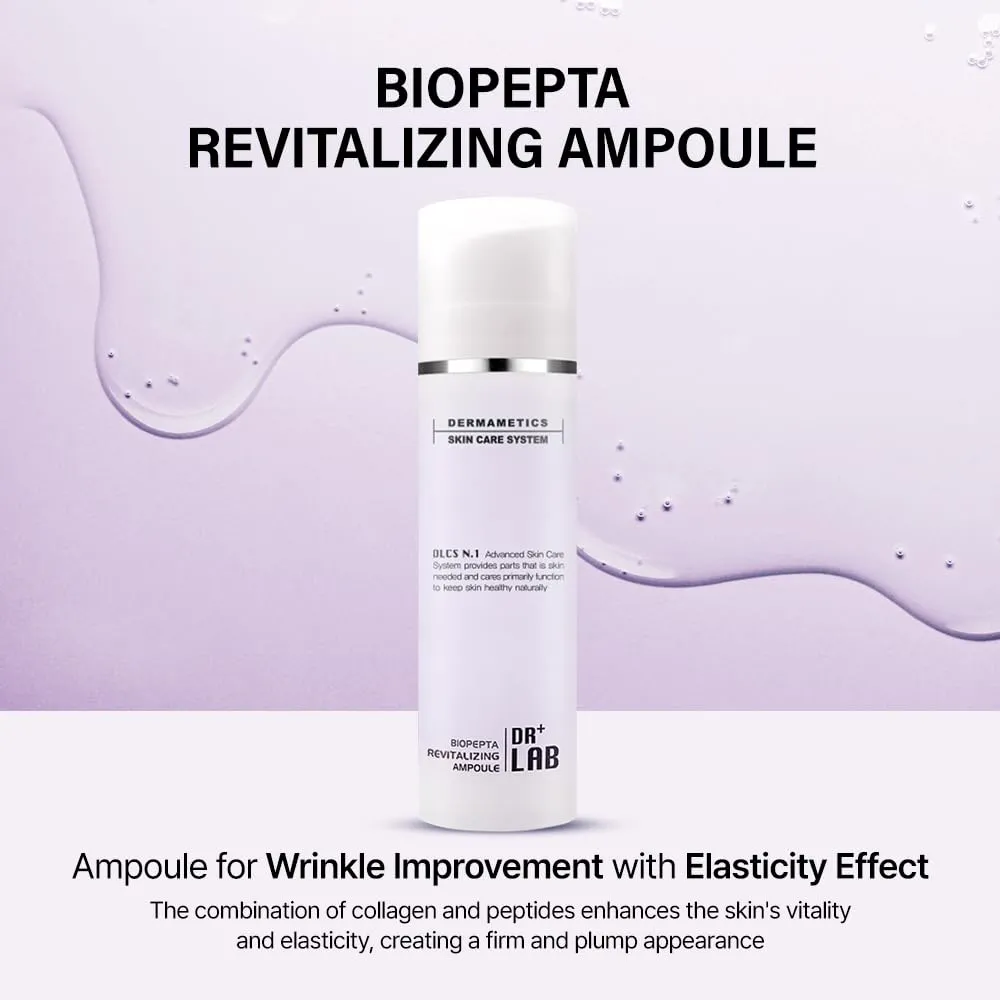 Biopepta Revitalizing Ampoule 5.07 fl oz /150ml Skin Elasticity Wrinkle Care Hydrating Skin with Marine Collagen Peptides Korean Skincare