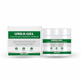 BK Urea Gel With 1% Salicylic Acid   Coconut Oil   Tea Tree Oil Fast Absorbing For Dry/Sensitive Skin, Softens & Moisturizes Skin For Face, Body & Foot – 100gm