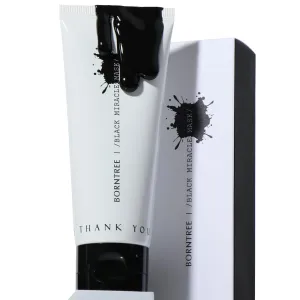 Black Miracle Mask Pack 3.38 fl oz/Addresses concerns of enlarged pores and excess sebum. EWG 99.8% GREEN Grade Peel-off Pack with patented anti-inflammatory BSAS