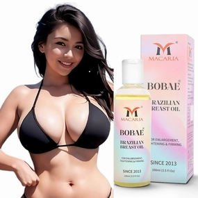 Bobae Brazilian Natural Breast Oil | Shape & Size up larger toning Skin tightening cream for shagging Breast Bust boobs massage Enhancement Gel bigger Women enlargement cream quick Fast growth