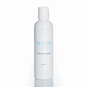 BOOM Clean by Cindy Joseph – Gentle Daily Facial Cleanser for Mature Skin – Hydrating Cream Cleanser with Organic Aloe & Chamomile – Ultra Gentle for Sensitive Skin (8 oz)