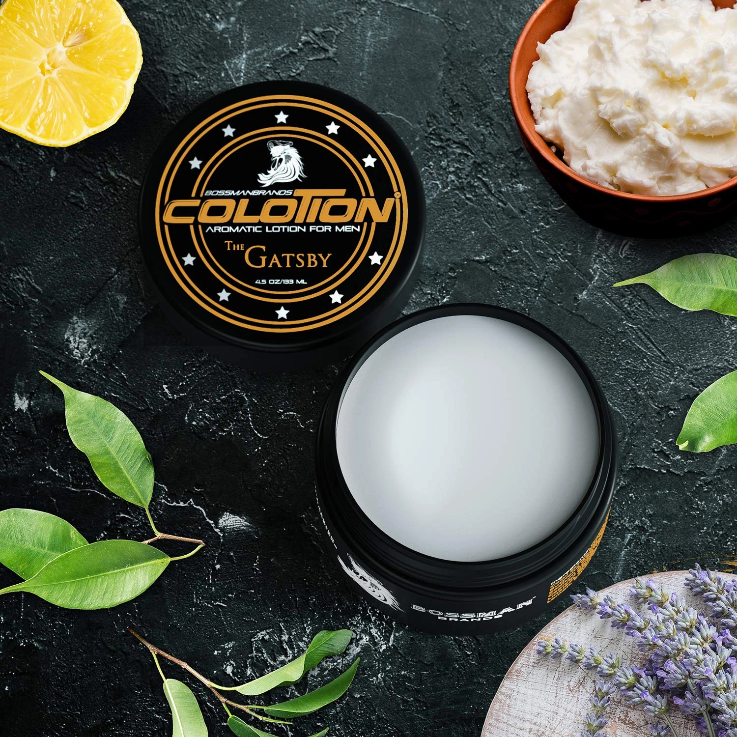 Bossman Colotion (The Gatsby Scent) – 2-in-1 Men's Lotion & Cologne, Moisturizing & Hydrating Scented Body Cream for Daily Use