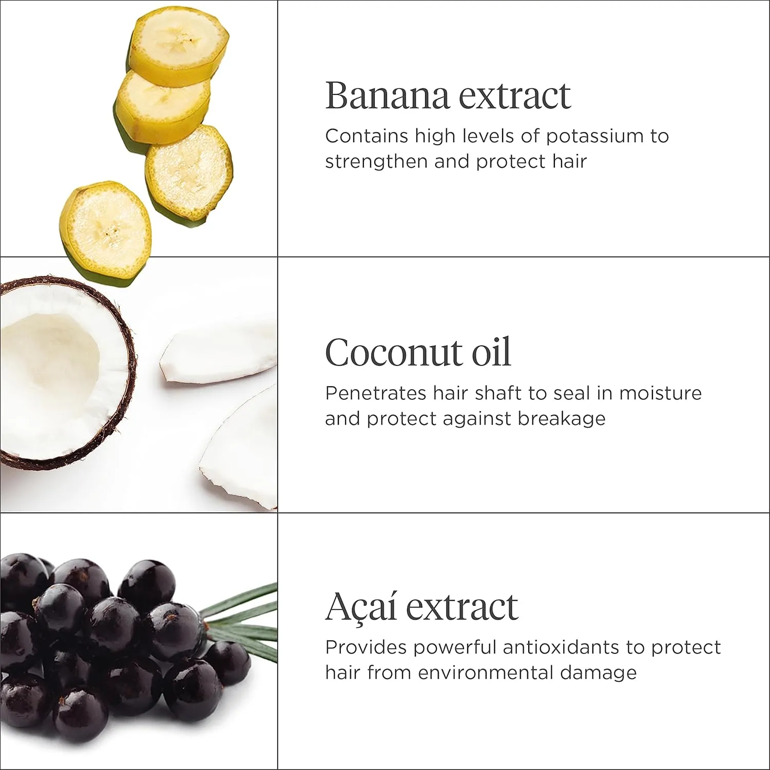 Briogeo Superfoods Banana   Coconut Hair Pack, Replenish Dull, Dry Hair and Supports Healthy Hair and Scalp, Moisturizing for All Hair Textures, Hydrating Cleanse, Vegan, Cruelty-Free, 2 x 12.5 fl oz