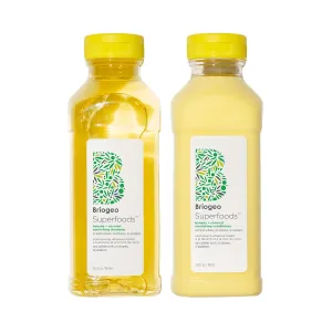 Briogeo Superfoods Banana   Coconut Hair Pack, Replenish Dull, Dry Hair and Supports Healthy Hair and Scalp, Moisturizing for All Hair Textures, Hydrating Cleanse, Vegan, Cruelty-Free, 2 x 12.5 fl oz