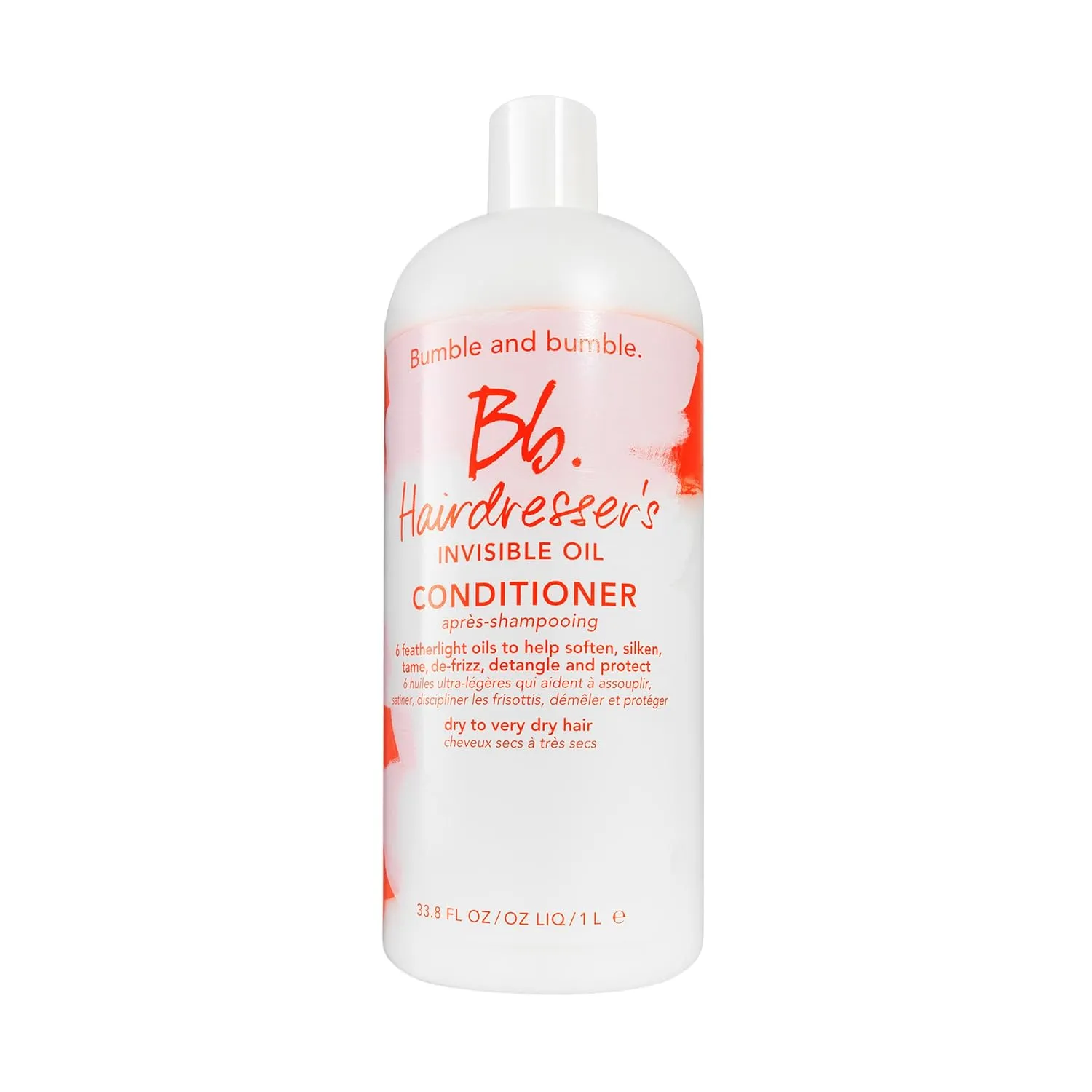Bumble and bumble. Hairdresser's Invisible Oil Hydrating Conditioner | Hydrating, Anti Frizz, Shine, Color Safe | Curly, Wavy, Straight | With Argan Oil, Coconut Oil   Grapeseed Oil