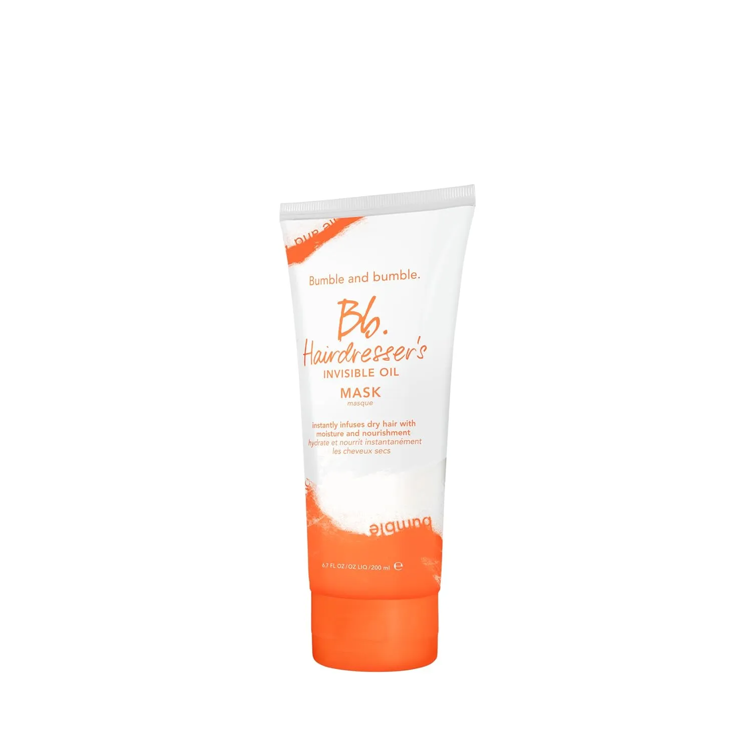 Bumble and bumble. Hairdresser's Invisible Oil Hydrating Hair Mask | Hydrating, Anti Frizz, Color Safe | Curly, Wavy, Straight | With Argan Oil, Coconut Oil   Grapeseed Oil, 6.7 Fl Oz