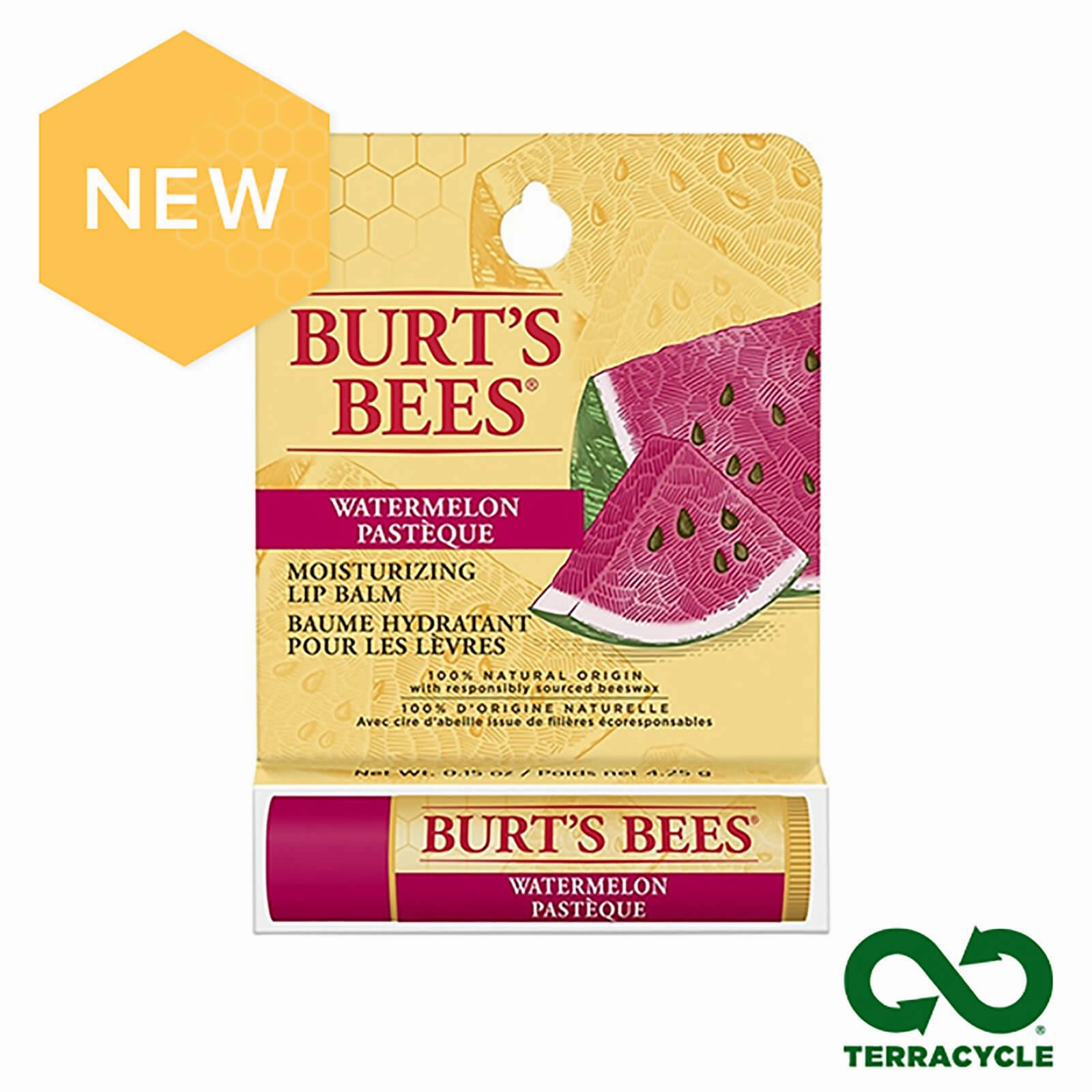 Burts Bees Watermelon Lip Balm 4.25g