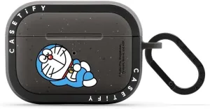 CASETiFY Bounce Airpods Pro (1st/2nd Gen) Case with Ring - Sleeping Doraemon - Matte Charcoal