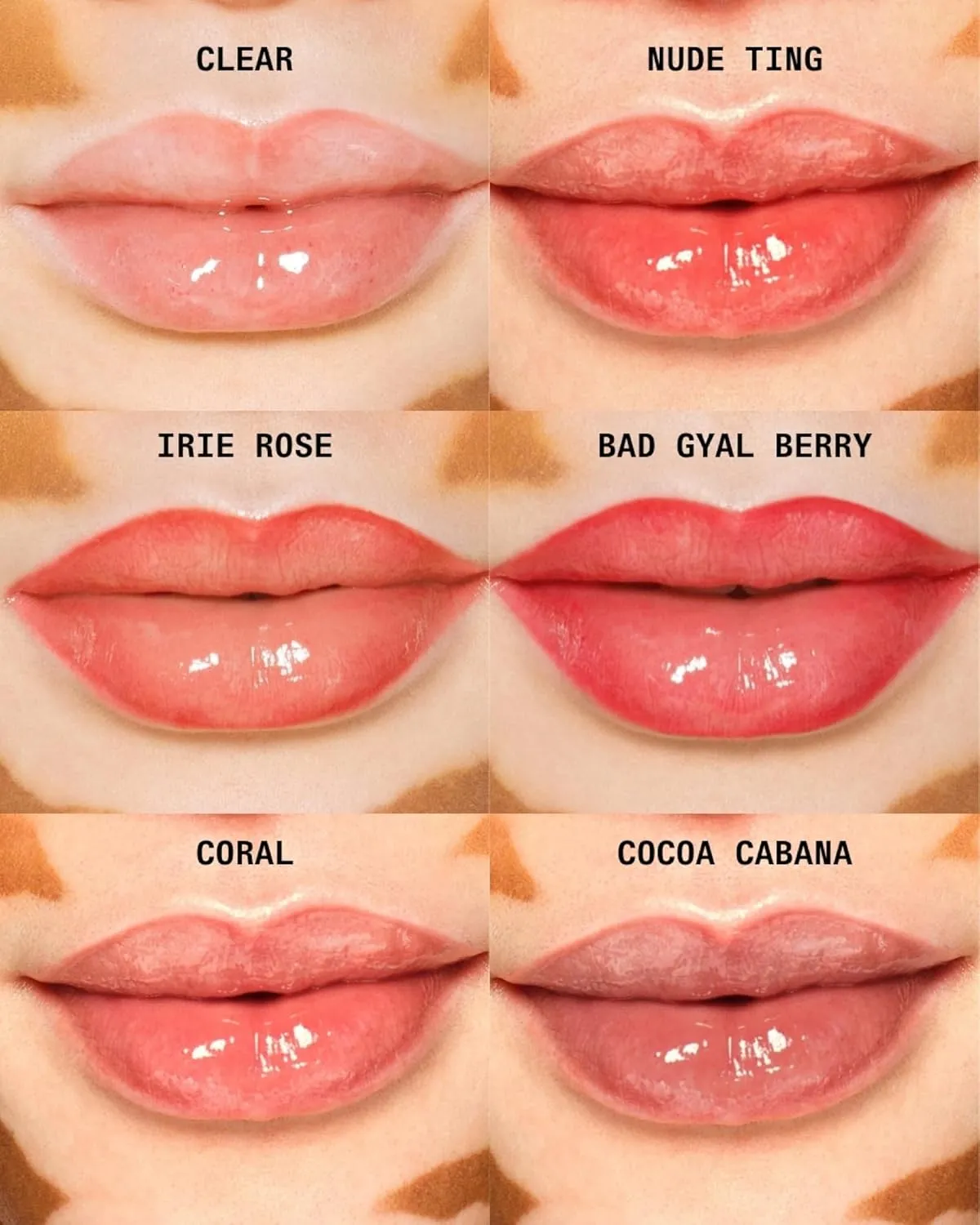 Cay Skin Isle Lip Balm SPF 30 – High Shine, Hydrating, Non-Sticky Lip Gloss in Vanilla Brown Sugar Flavor – Formulated with Natural Ingredients for All Skin Tones – Nude Ting