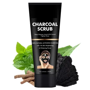 Charc.oal Peel Off Mask | Remo.ves Blackheads and Whiteheads | Anti Pollution | For Men & Women (100 gm) (Buy 2 Quantity Get 1 Quantity Free)