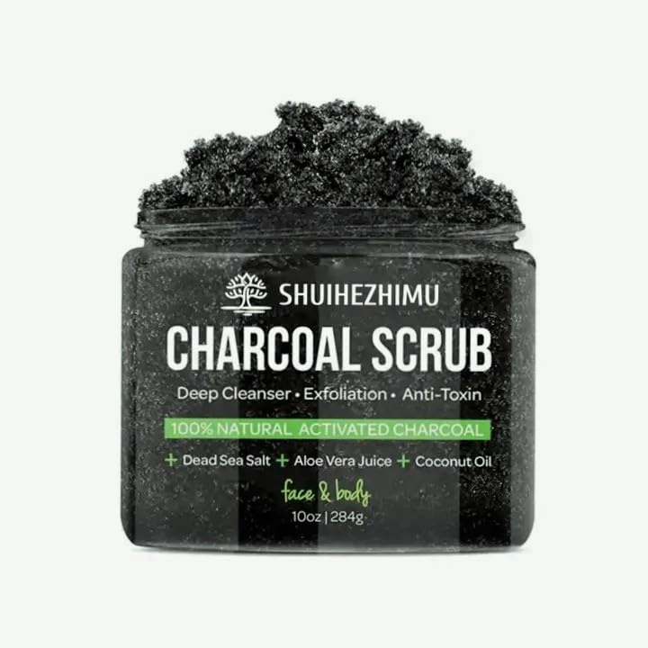 Charcoal Exfoliating Facial Polishes Scrub