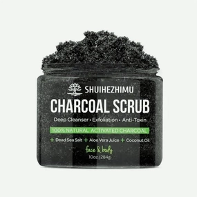 Charcoal Exfoliating Facial Polishes Scrub