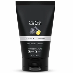 Charcoal Face Wash -75ml Each | Ylang Ylang | Anti Pollution, Acne Oil Control | Deep Cleansing | Blackheads Removal | All Skin Types