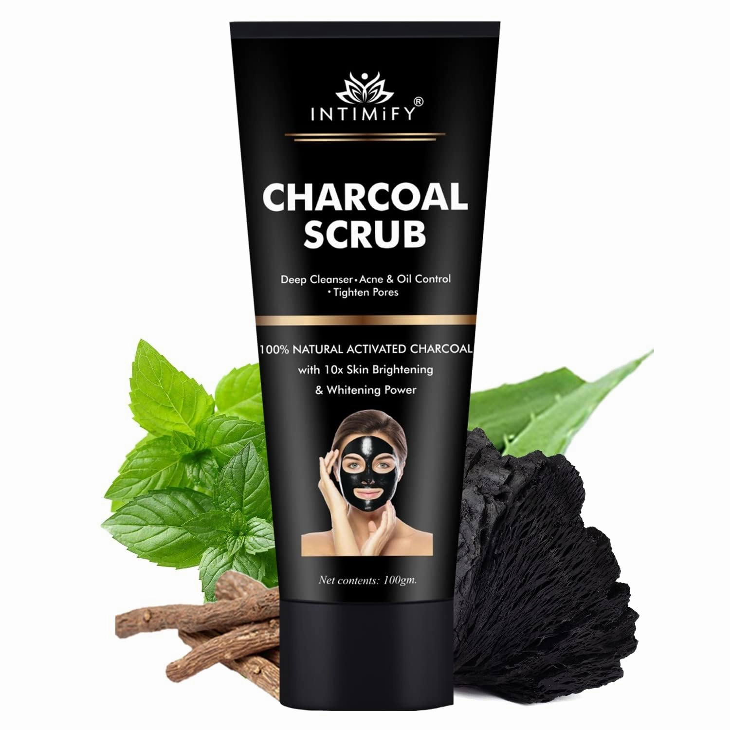 Charcoal Peel Off Mask | Removes Blackheads and Whiteheads | Anti Pollution | For Men & Women (100 gm) (Buy 2 Quantity Get 1 Quantity Free)