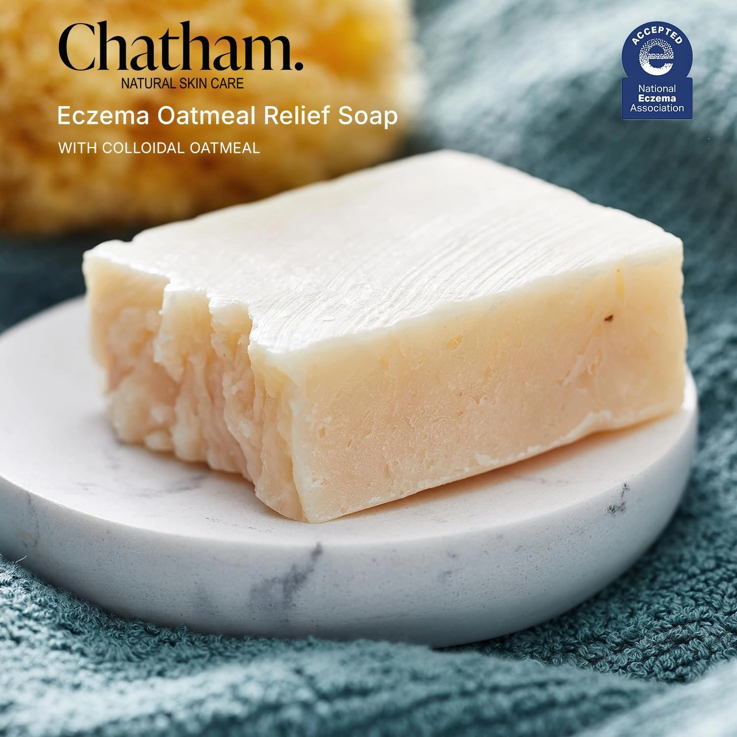 Chatham Natural Skin Care Eczema Relief Oatmeal Soap, oatmeal bath, treatment for eczema rosacea, psoriasis (4)