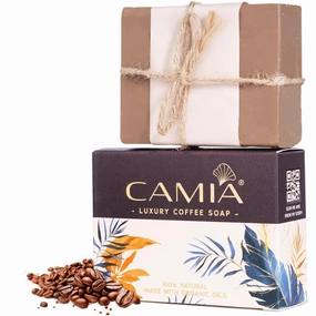 Clarity. 100% Natural & Handmade Organic Coffee Soap For Bath | Luxury & Natural Bath Soap to Remove Dead Skin Cells. (125 gm)