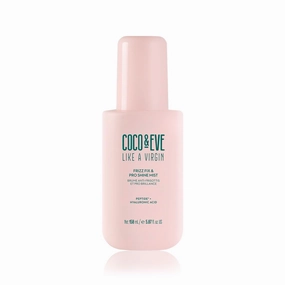 Coco & Eve Like A Virgin Frizz Fix & Pro Shine Mist - 72H Frizz Control & Instant Shine | Lightweight Heat Protectant | Moisturizing, Detangling Spray | For Damaged Hair & All Hair Types (5.07 fl oz)