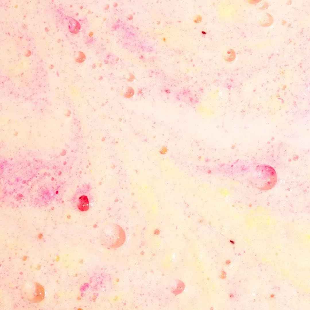 Coconut Milk Bath Soak, Salt Bath, Adult Bubble Bath, Natural Detox Foaming Body Soak, Foot Soak, Vegan Body Skin Care, 9 oz. (Fruit Smoothie)