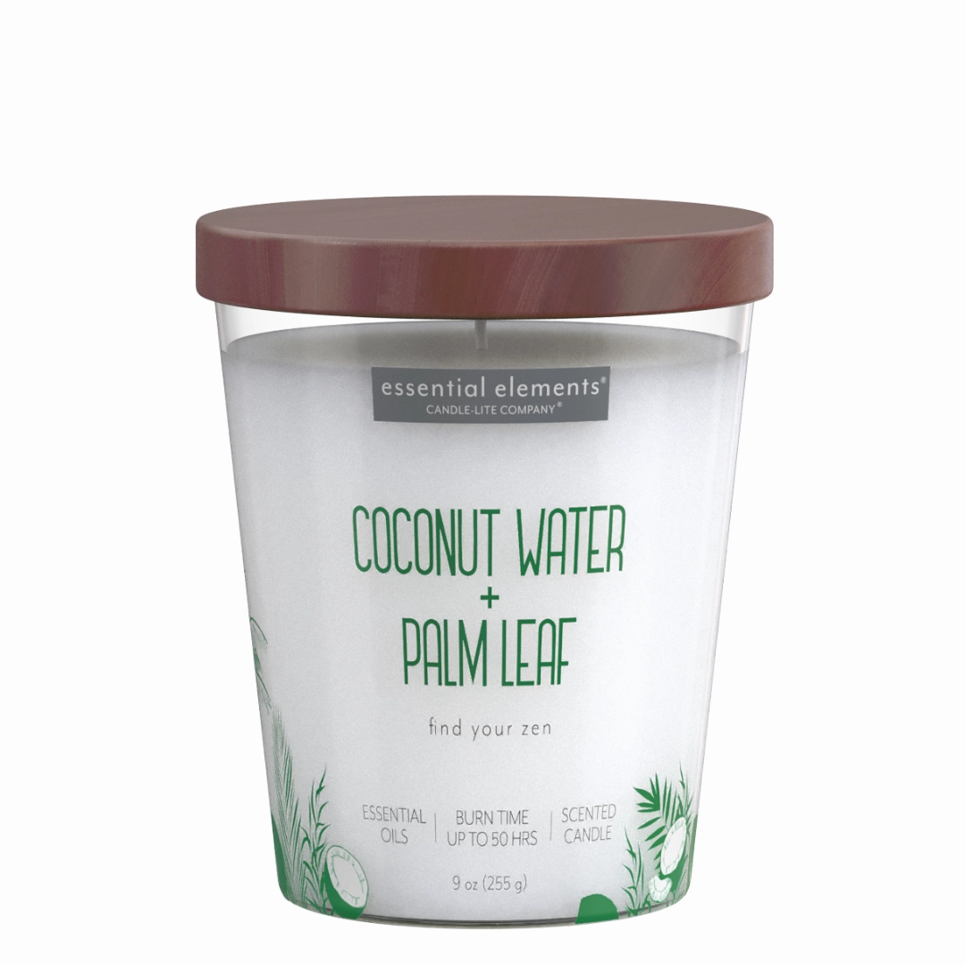 Coconut Water & Palm Leaf 9oz Jar Candle