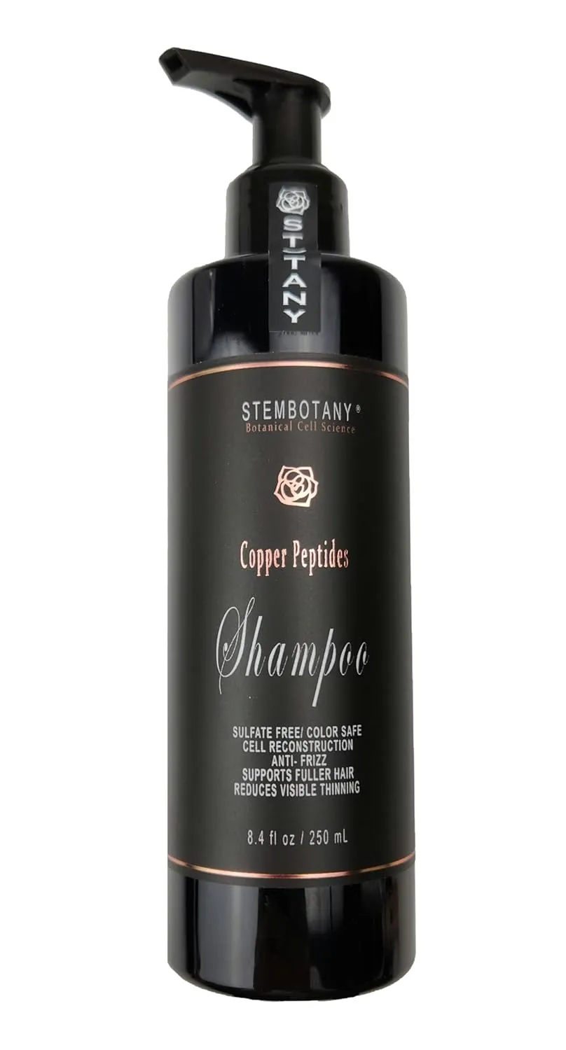 Copper Peptide Hair Shampoo for Men and Women Promotes the Look of Thicker, Fuller and Healthier Hair
