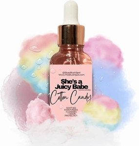 Cotton Candy Yoni Oil - Edible Yoni Oil - Scented Yoni Oil - Odor Control 1oz, Clear