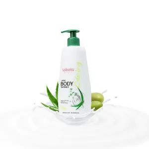 Cre.me Body Wash with Niacinamide, Aloe Vera & Olive Oil - Deep Cleansing & Moisturizing, Acne Fading, Skin Texture Improvement | Pack of 1, 350ml