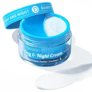 Day & Night Cream set, Oil-Control Nourishing Face Cream with Blue copper Peptide   Firming Renewal Night Cream with Panthenol, Universal 2-in-1 Formula for All, 3.4 Oz