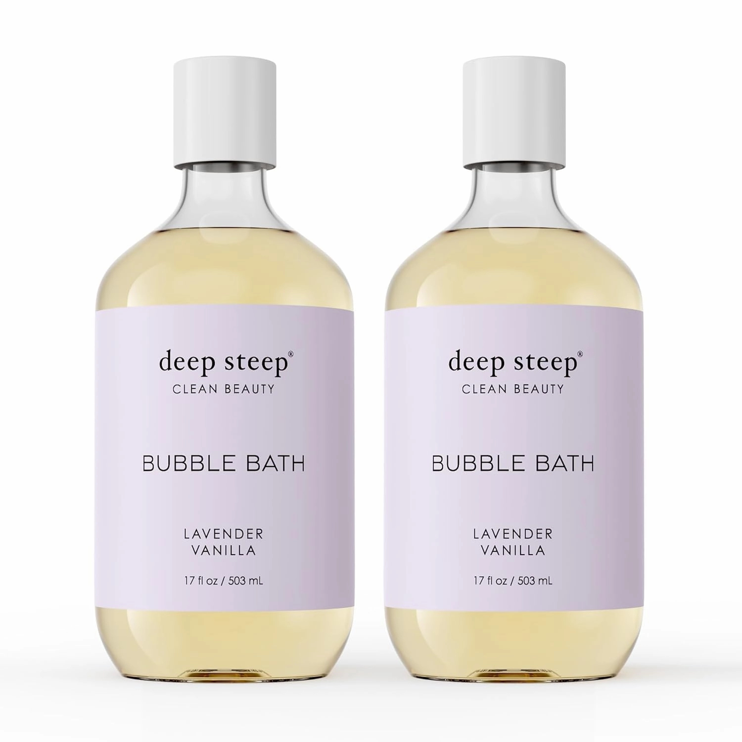 Deep Steep Bubble Bath, 17 Ounce (Pack of 2) (Lavender Vanilla)