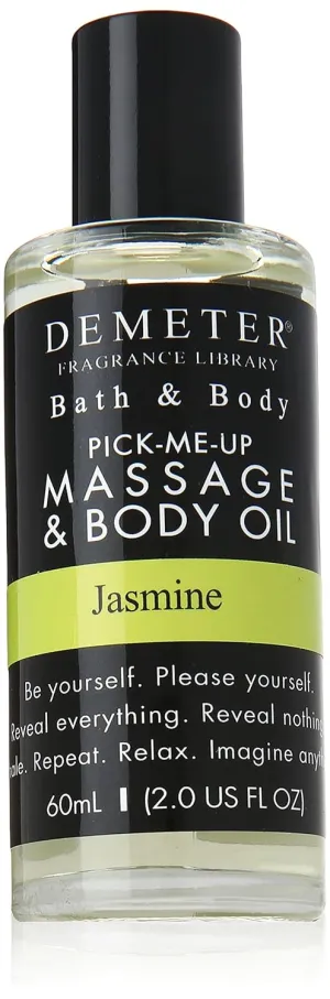 Demeter Massage and Body Oil for Unisex, Jasmine, 2 Ounce