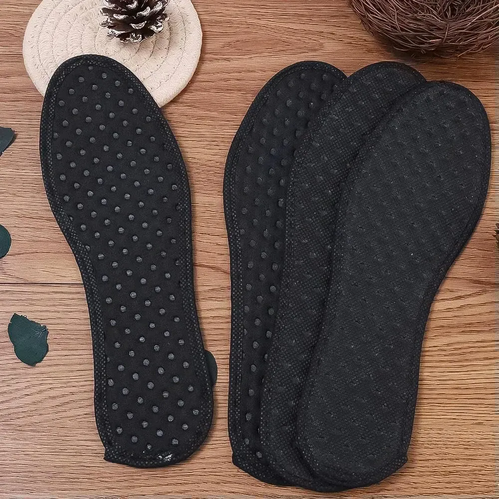 Deodorant Foot Insoles Charcoal Insert Mesh Breathable Sport Shoe Pad Suction Perspiration Insole