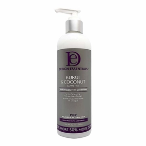 Design Essentials Kukui & Coconut Hydrating Leave-In Conditioner 12 Oz.