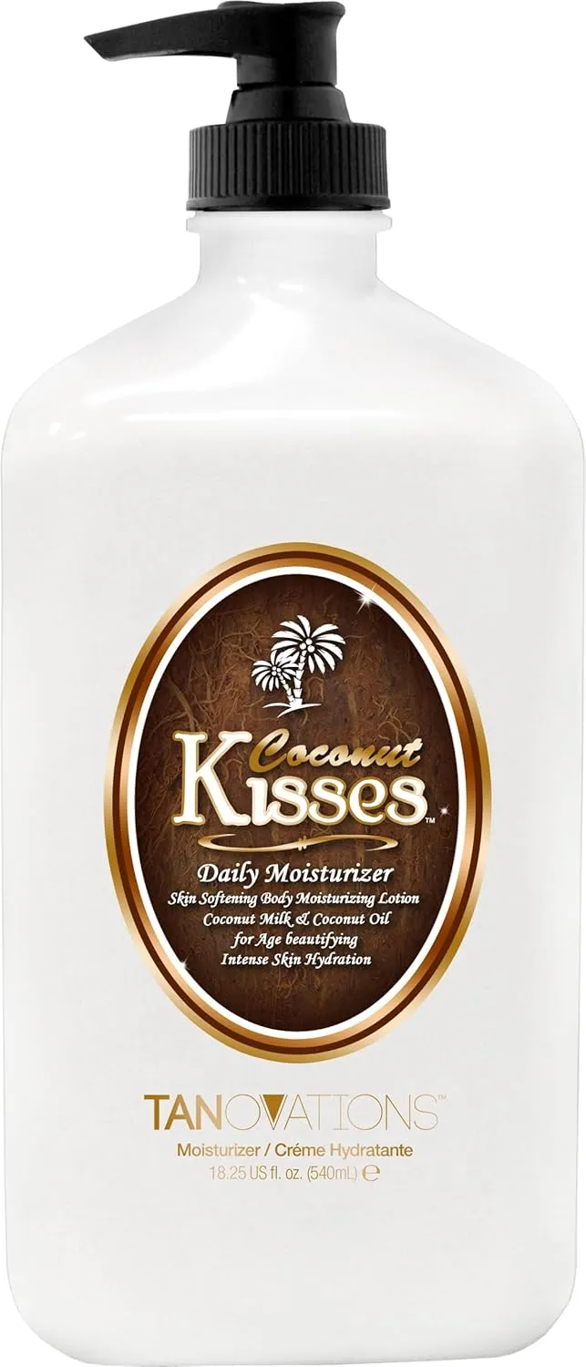 Devoted Creations Coconut Kisses Daily Moisturizer - Skin Softening Body Moisturizing Lavish Hydrating Daily Moisturizer